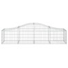 18 db íves horganyzott vas gabion kosár 200x50x40/60 cm
