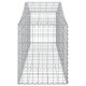 10 db íves horganyzott vas gabion kosár 200x50x60/80 cm