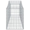 11 db íves horganyzott vas gabion kosár 200x50x60/80 cm