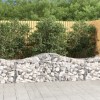11 db íves horganyzott vas gabion kosár 200x50x60/80 cm