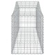 12 db íves horganyzott vas gabion kosár 200x50x60/80 cm