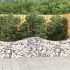 12 db íves horganyzott vas gabion kosár 200x50x60/80 cm