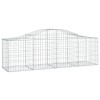 14 db íves horganyzott vas gabion kosár 200x50x60/80 cm