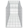 18 db íves horganyzott vas gabion kosár 200x50x60/80 cm