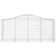 10 db íves horganyzott vas gabion kosár 200x50x80/100 cm 10 db íves horganyzott vas gabion kosár 200x50x80/100 cm