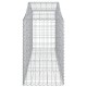 10 db íves horganyzott vas gabion kosár 200x50x80/100 cm 10 db íves horganyzott vas gabion kosár 200x50x80/100 cm