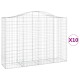 10 db íves horganyzott vas gabion kosár 200x50x140/160 cm 10 db íves horganyzott vas gabion kosár 200x50x140/160 cm