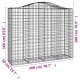10 db íves horganyzott vas gabion kosár 200x50x160/180 cm 10 db íves horganyzott vas gabion kosár 200x50x160/180 cm