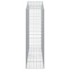 12 db íves horganyzott vas gabion kosár 200x50x160/180 cm
