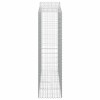 2 db íves horganyzott vas gabion kosár 200x50x180/200 cm