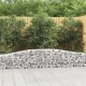 10 db íves horganyzott vas gabion kosár 400x30x40/60 cm