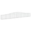20 db íves horganyzott vas gabion kosár 400x30x40/60 cm