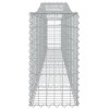 4 db íves horganyzott vas gabion kosár 400x30x60/80 cm