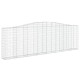 7 db íves horganyzott vas gabion kosár 400x30x120/140 cm 7 db íves horganyzott vas gabion kosár 400x30x120/140 cm