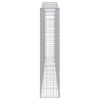 3 db íves horganyzott vas gabion kosár 400x30x140/160 cm