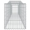 9 db íves horganyzott vas gabion kosár 400x50x60/80 cm