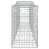 4 db íves horganyzott vas gabion kosár 400x50x80/100 cm