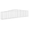 25 db íves horganyzott vas gabion kosár 400x50x80/100 cm