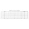10 db íves horganyzott vas gabion kosár 400x50x100/120 cm