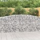 25 db íves horganyzott vas gabion kosár 400x50x100/120 cm