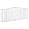15 db íves horganyzott vas gabion kosár 400x50x140/160 cm