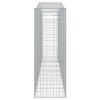 15 db íves horganyzott vas gabion kosár 400x50x140/160 cm