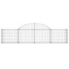 3 db íves horganyzott vas gabion kosár 200x30x40/60 cm