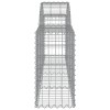 15 db íves horganyzott vas gabion kosár 200x30x60/80 cm