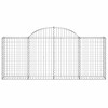 20 db íves horganyzott vas gabion kosár 200x30x80/100 cm