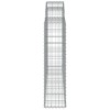 14 db íves horganyzott vas gabion kosár 200x30x120/140 cm