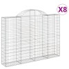 8 db íves horganyzott vas gabion kosár 200x30x140/160 cm