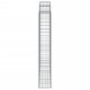 2 db íves horganyzott vas gabion kosár 200x30x180/200 cm