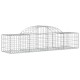 10 db íves horganyzott vas gabion kosár 200x50x40/60 cm 10 db íves horganyzott vas gabion kosár 200x50x40/60 cm