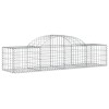 13 db íves horganyzott vas gabion kosár 200x50x40/60 cm