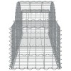 13 db íves horganyzott vas gabion kosár 200x50x40/60 cm