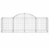 40 db íves horganyzott vas gabion kosár 200x50x60/80 cm