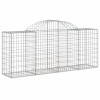 50 db íves horganyzott vas gabion kosár 200x50x80/100 cm