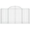 13 db íves horganyzott vas gabion kosár 200x50x100/120 cm