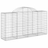 18 db íves horganyzott vas gabion kosár 200x50x100/120 cm