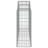 18 db íves horganyzott vas gabion kosár 200x50x100/120 cm