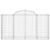 30 db íves horganyzott vas gabion kosár 200x50x100/120 cm