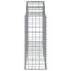 30 db íves horganyzott vas gabion kosár 200x50x100/120 cm