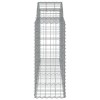 50 db íves horganyzott vas gabion kosár 200x50x100/120 cm