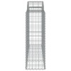 15 db íves horganyzott vas gabion kosár 200x50x120/140 cm