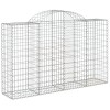 20 db íves horganyzott vas gabion kosár 200x50x120/140 cm
