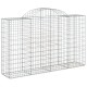 25 db íves horganyzott vas gabion kosár 200x50x120/140 cm