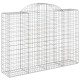 11 db íves horganyzott vas gabion kosár 200x50x140/160 cm