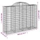 11 db íves horganyzott vas gabion kosár 200x50x140/160 cm
