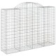 12 db íves horganyzott vas gabion kosár 200x50x140/160 cm
