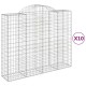 10 db íves horganyzott vas gabion kosár 200x50x160/180 cm 10 db íves horganyzott vas gabion kosár 200x50x160/180 cm